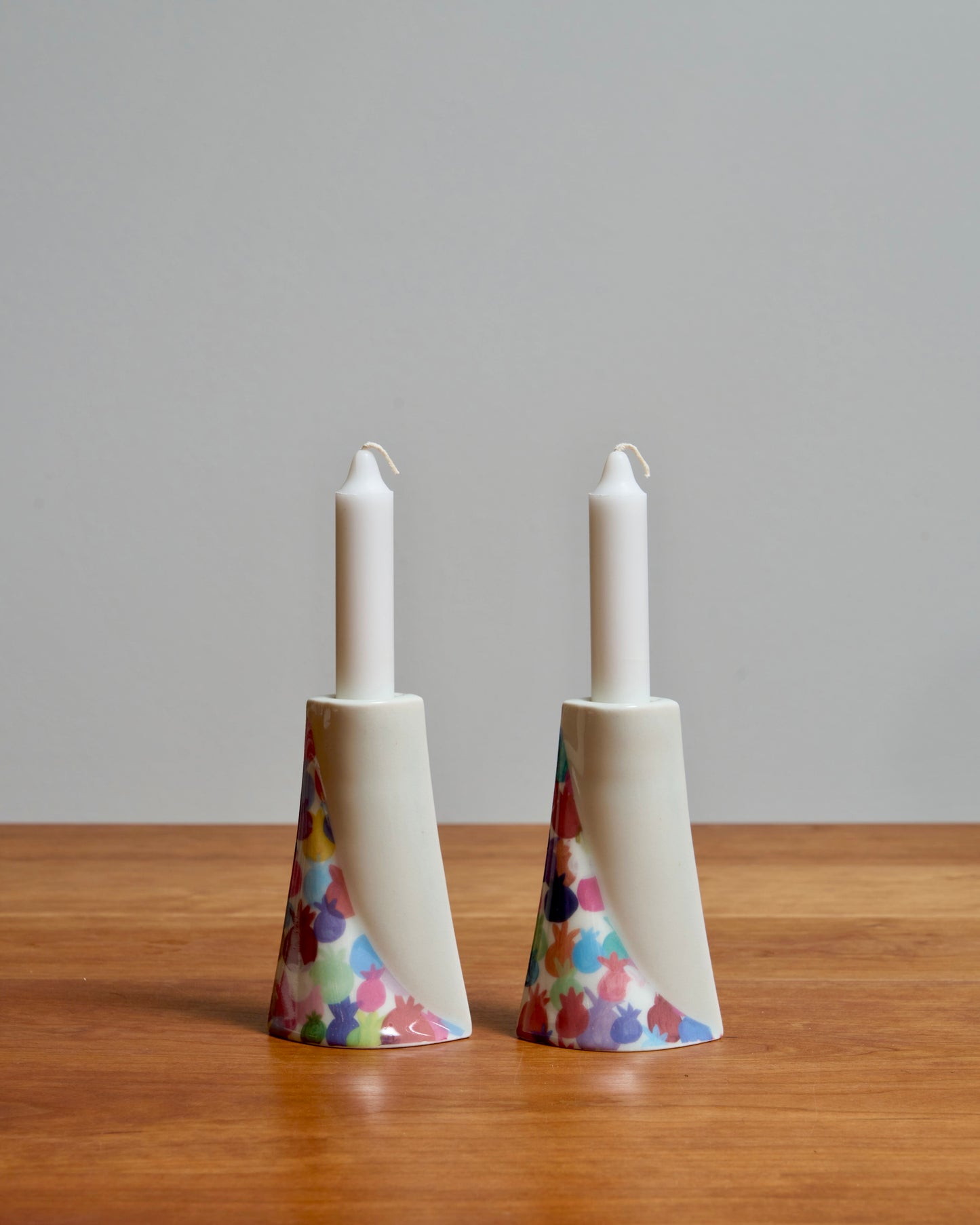 Candlesticks, Rainbow Pomegranates