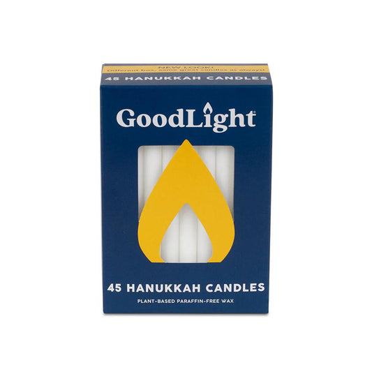 45 Hanukkah Candles made with plant-based paraffin-free wax