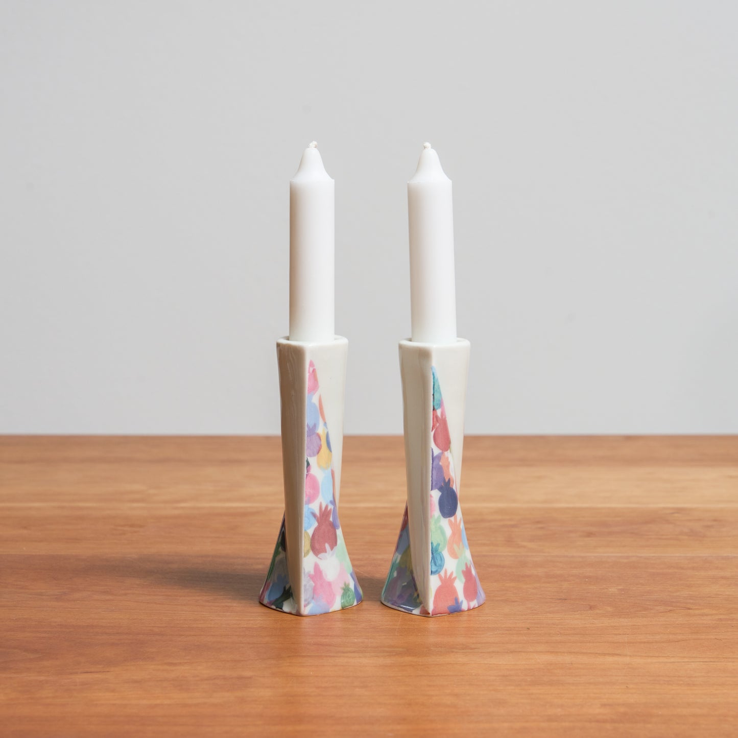 Candlesticks, Rainbow Pomegranates